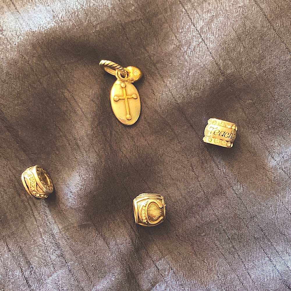 Brighton Silver tone charms